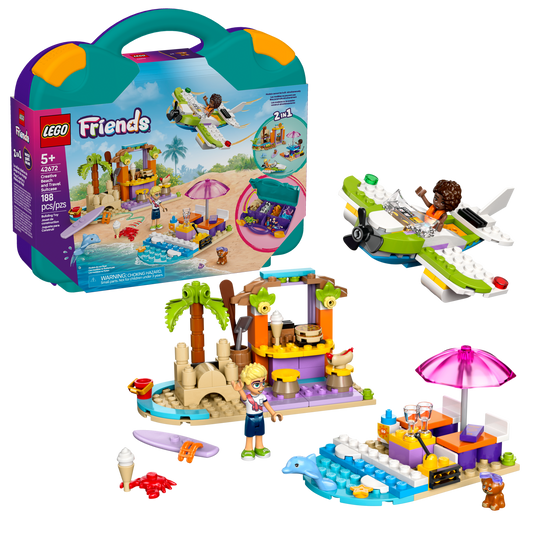LEGO 42672 Valigia creativa da spiaggia e da viaggio