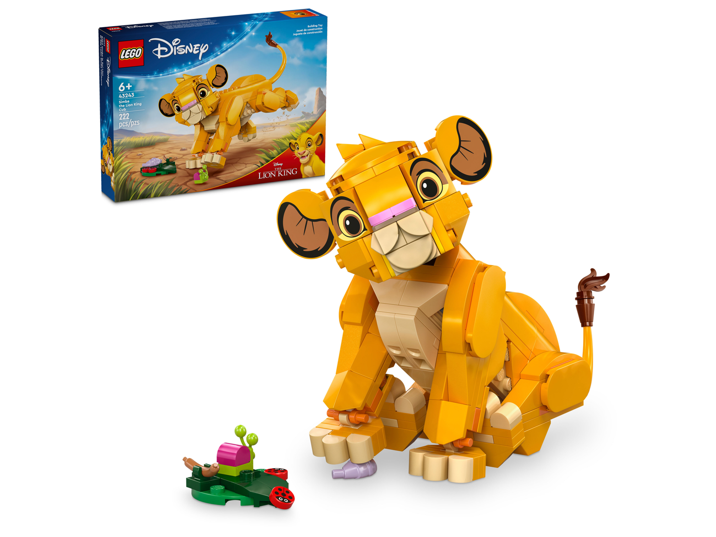 LEGO 43243 Simba, il cucciolo del Re Leone