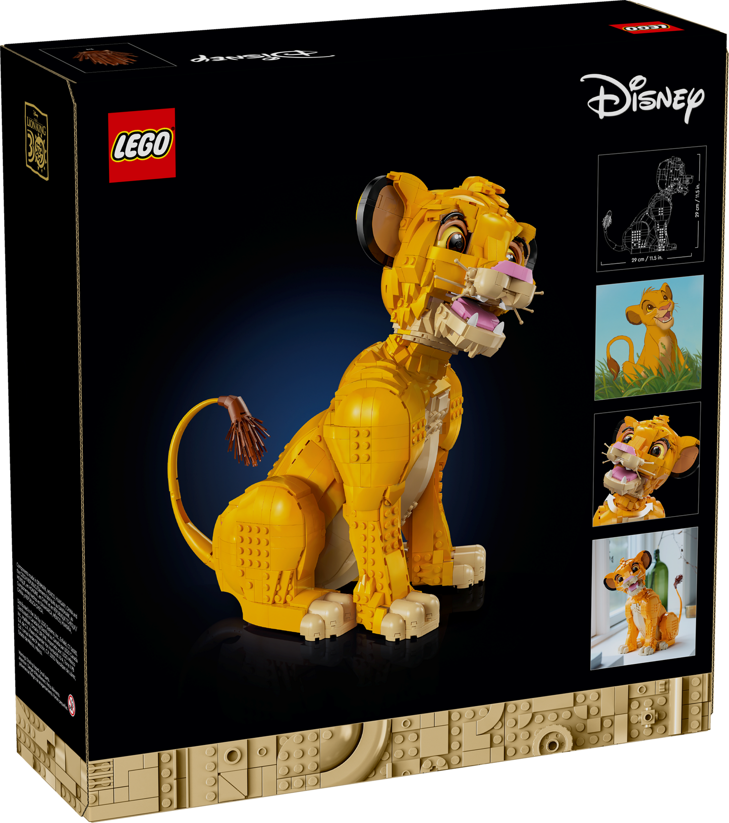 LEGO 43247 Giovane Simba, Re Leone