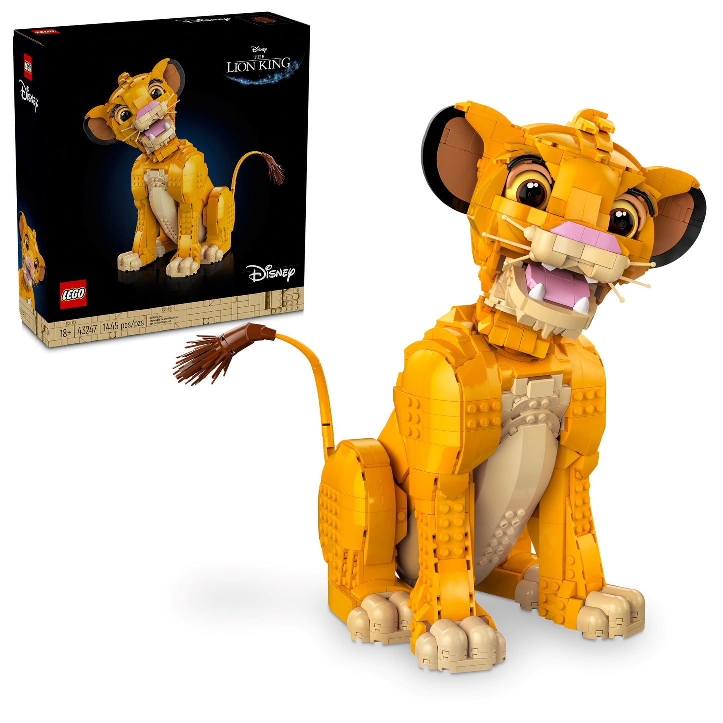 LEGO 43247 Giovane Simba, Re Leone