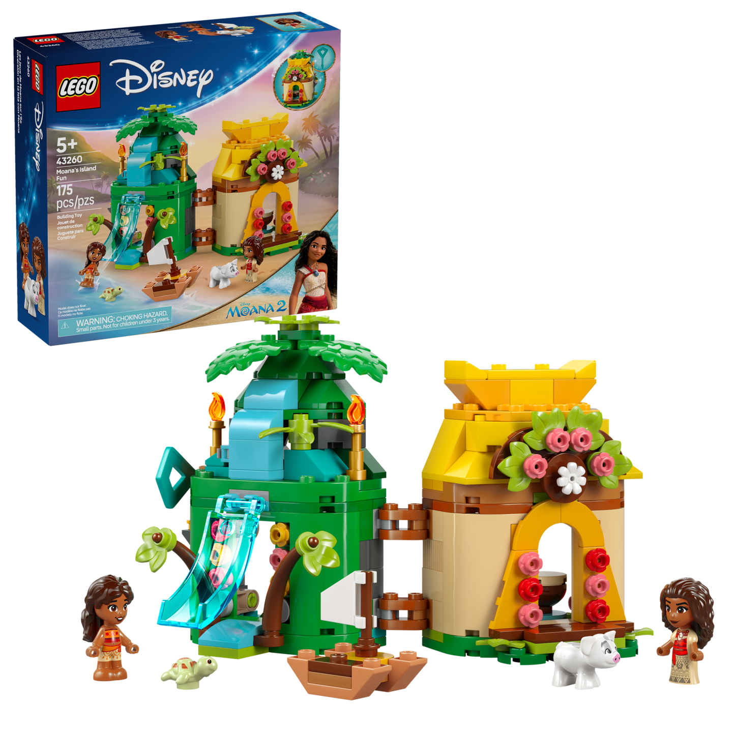 LEGO 43260 Divertimento sull’isola di Vaiana