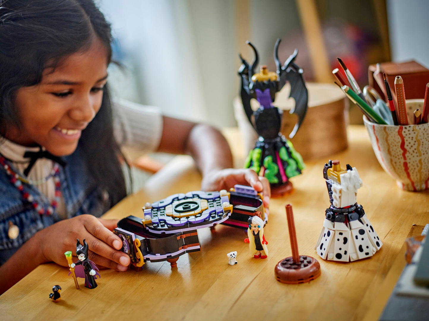 LEGO 43262 Abiti di Malefica e Crudelia De Mon