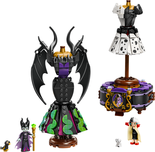 LEGO 43262 Abiti di Malefica e Crudelia De Mon