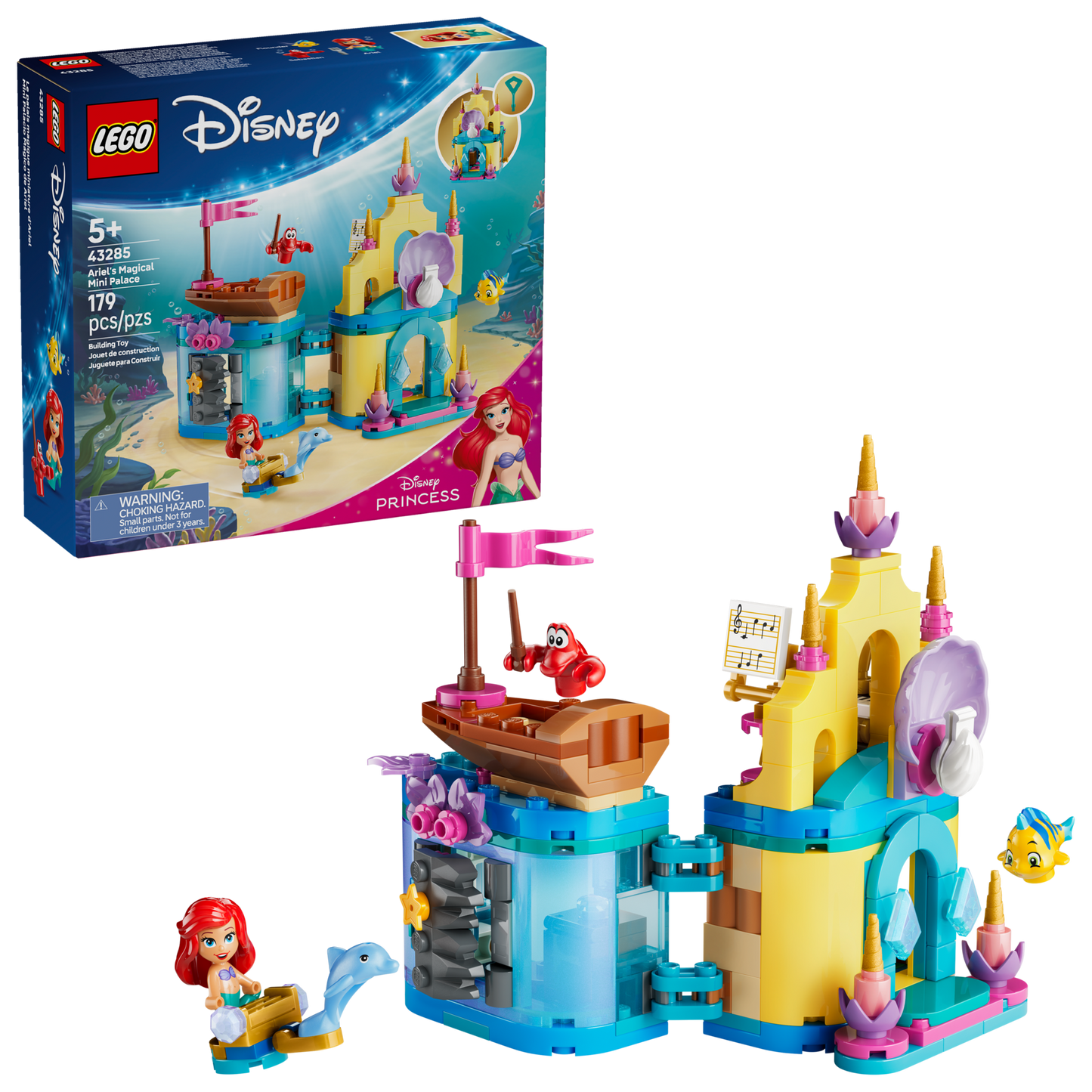 LEGO 43285 Il magico Mini-palazzo di Ariel