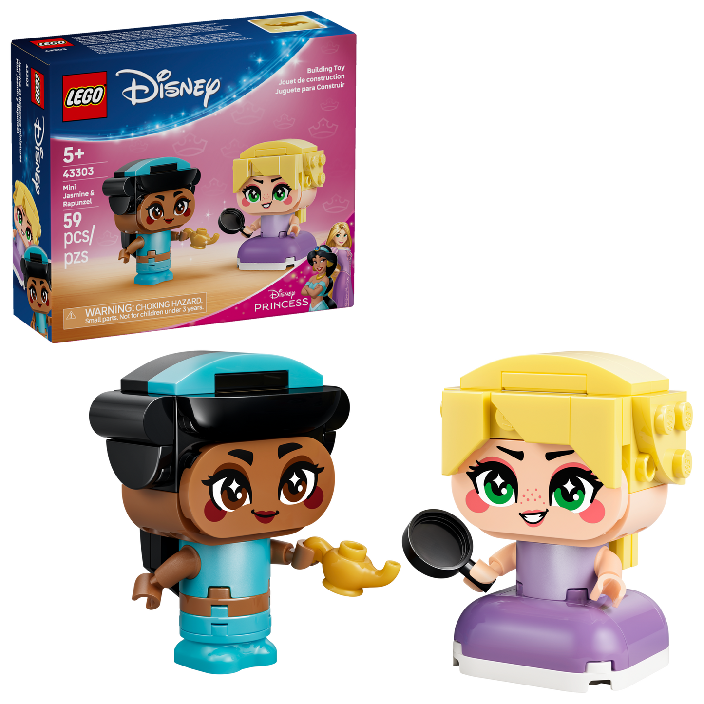 LEGO 43303 Mini-Jasmine e Mini-Rapunzel