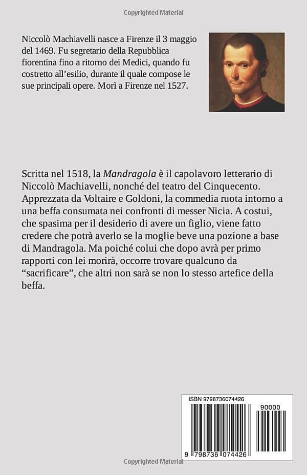 Mandragola. Ediz. Integrale(la) - Machiavelli Niccolo'