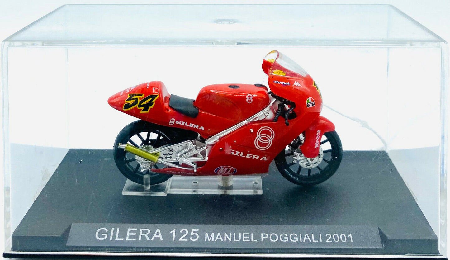 EBOND Modellino Gilera 125 Manuel Poggiali - 2001 - Die Cast - 1:24 - 0173