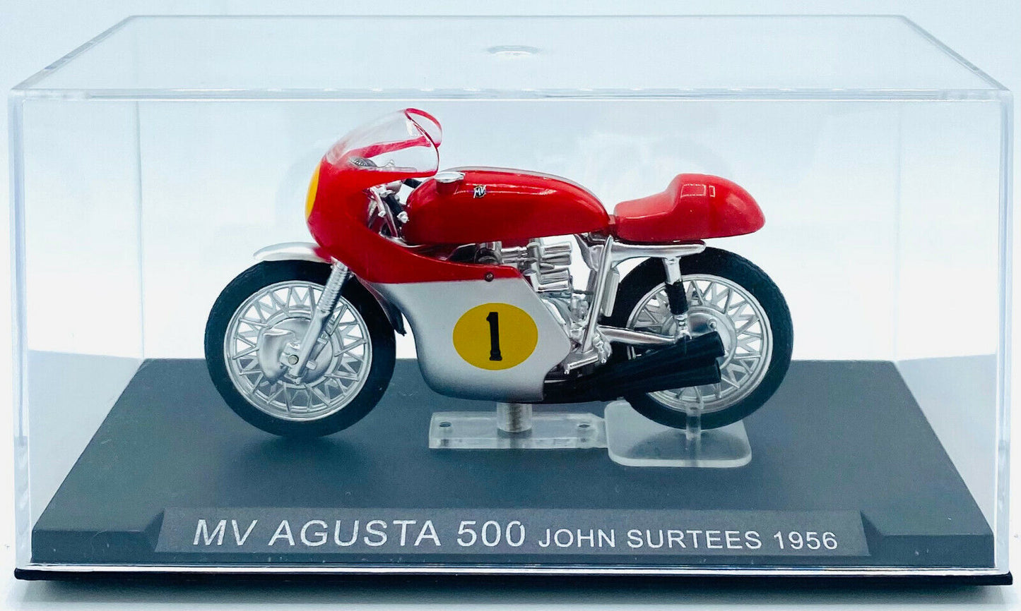 EBOND Modellino MV Augusta 500 John Surtees - 1956 - Die Cast - 1:24 - 0209