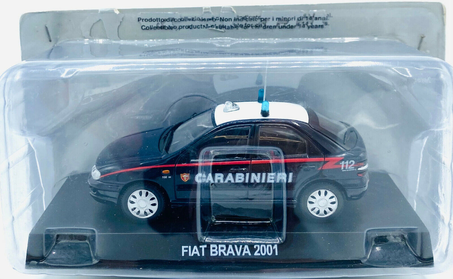 EBOND Modellino Fiat Brava - 2001 - Carabinieri - Die Cast - 1:43 - 0181