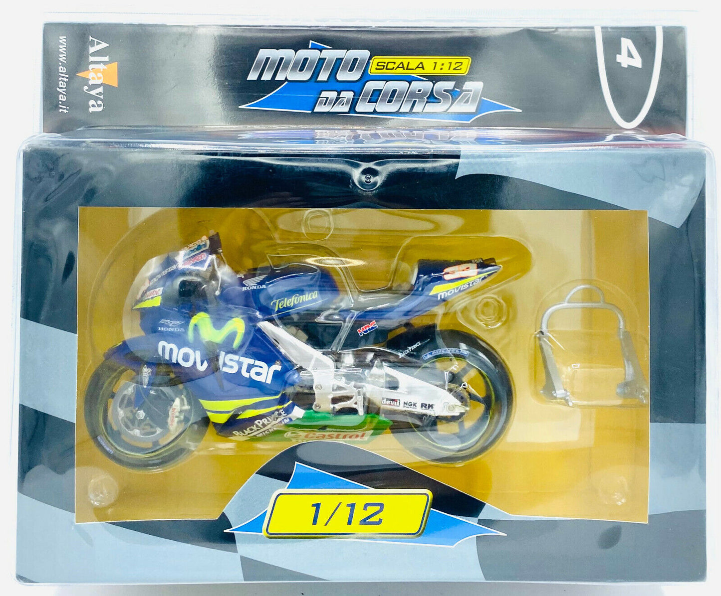 EBOND Modellino Moto Honda RC211V Marco Melandri - 2005 - Altaya - 1:12 - 0202