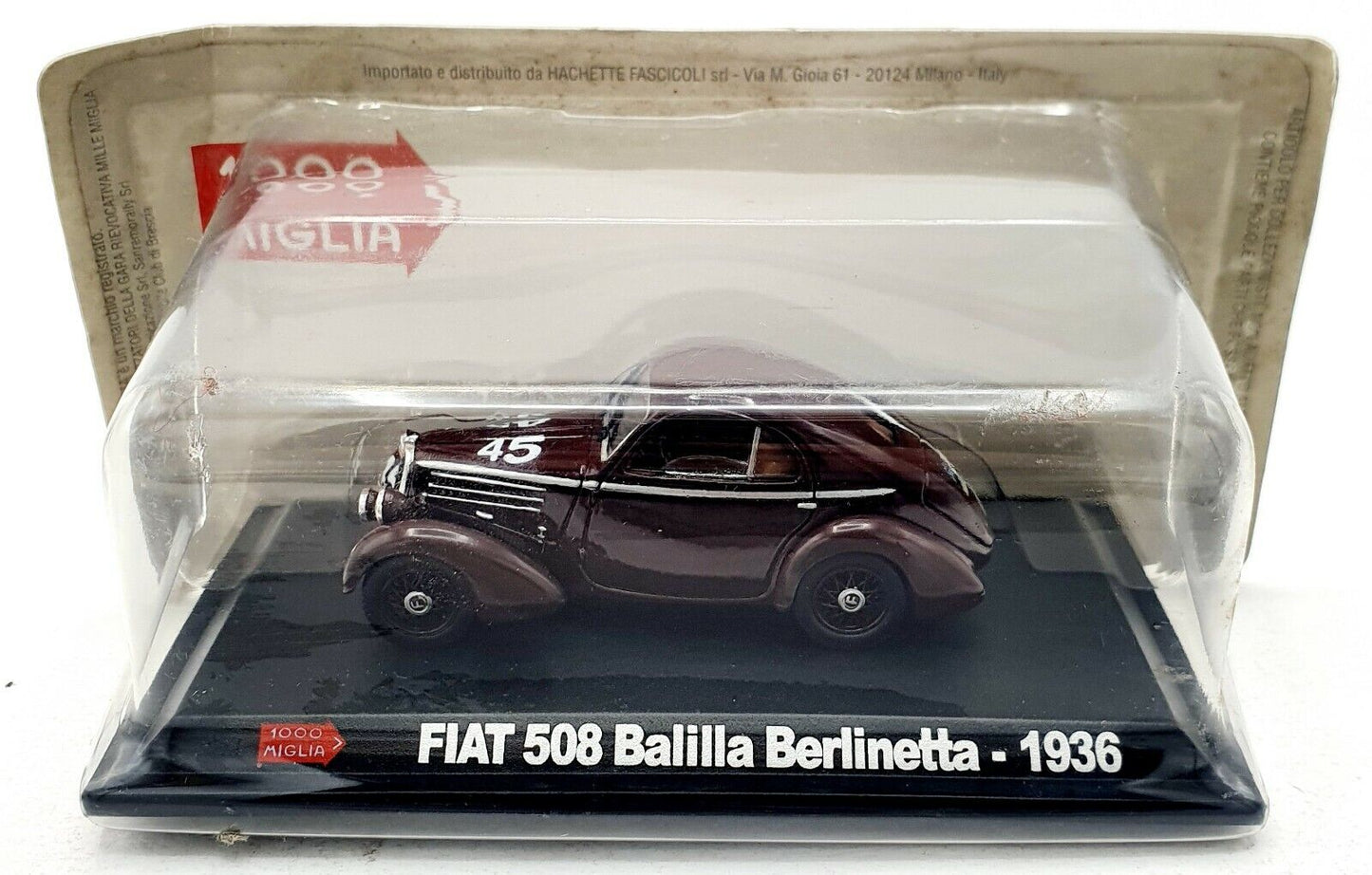 EBOND Modellino Fiat 508 Balilla Berlinetta - 1936 - Die cast - 1:43 - 0109.