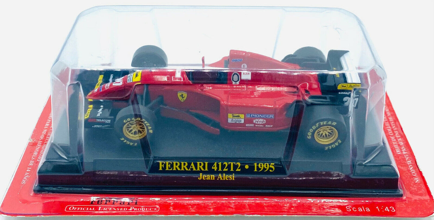 EBOND Modellino F1 Ferrari 412T2 - 1995 - Jean Alesi - Die Cast - 1:43 - 0219