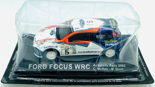 EBOND Modellino Ford Focus WRC Acropolis Rally 2002 C,Mcrae N.Grist 1:43 - 0237