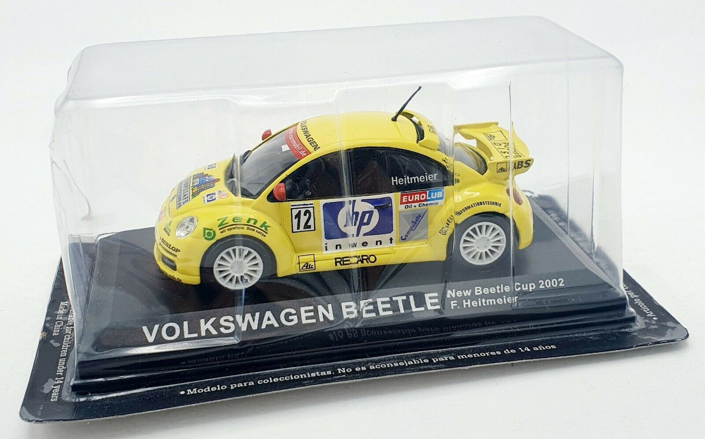 EBOND Volkswagen Beetle New Beetle Cup 2002 F.Heitmeier - Scala 1:43 0053.
