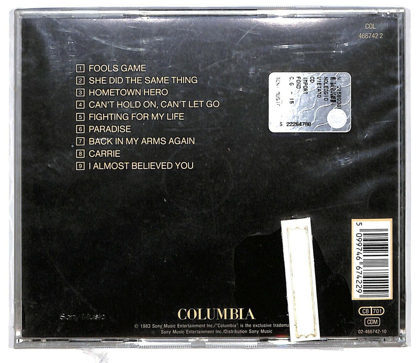 EBOND Michael Bolton ‎- Michael Bolton CD CD033906