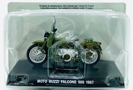 EBOND Modellino Moto Guzzi Falcone 500 - 1967 Carabinieri - Die Cast 1:24 - 0181