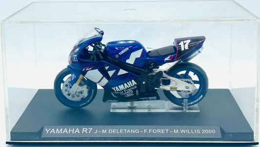 EBOND Modellino Yamaha R7 J.M.Deletang F.Foret M.Willis 2000 - 1:24 - 0219