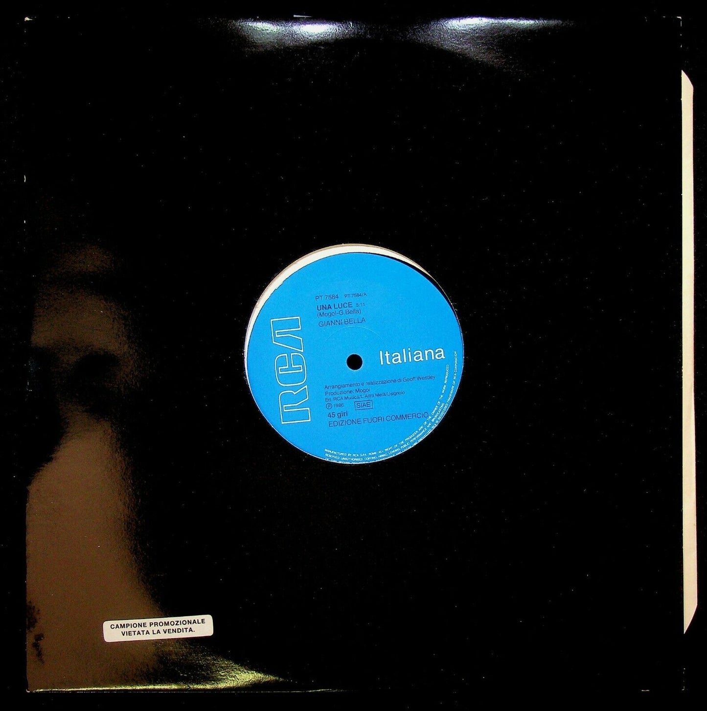 EBOND Gianni Bella Una Luce Vinile V062045
