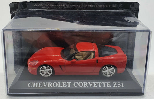 EBOND Modellino Chevrolet Corvette Z51 - rosso - Die cast - 1:43 - 0082.