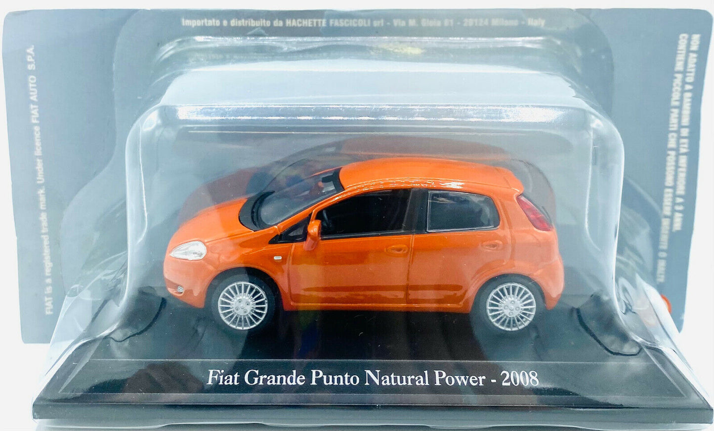 EBOND Modellino Fiat Grande Punto Natural Power - 2008 - Die cast - 1:43 - 0166