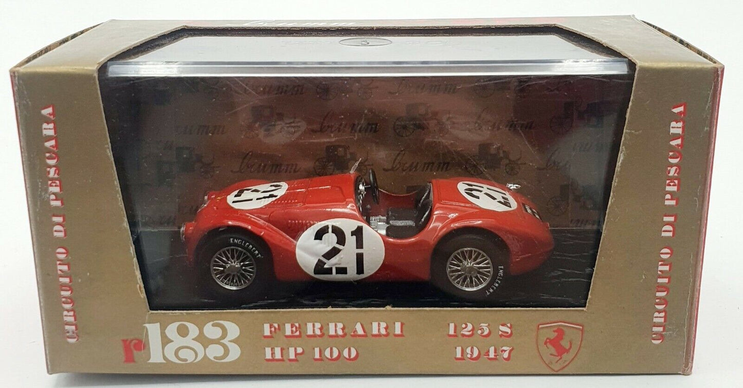 EBOND Ferrari 125S HP 100 - 1947 R183 Serie ORO - Scala 1:43 - S019.