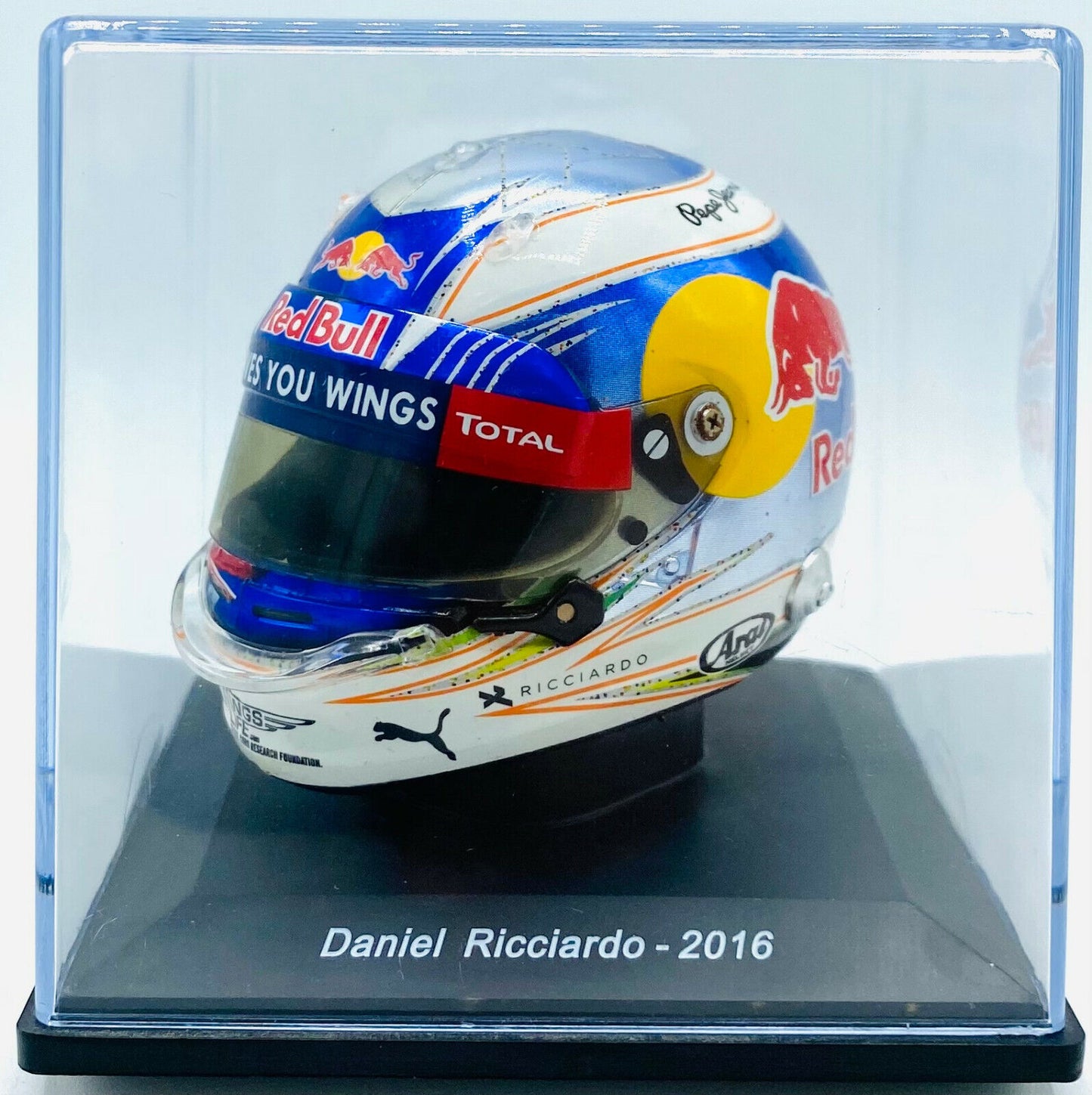 EBOND Modellino Casco F1 Daniel Ricciardo - 2016 - Die Cast - 1:5 - 0207