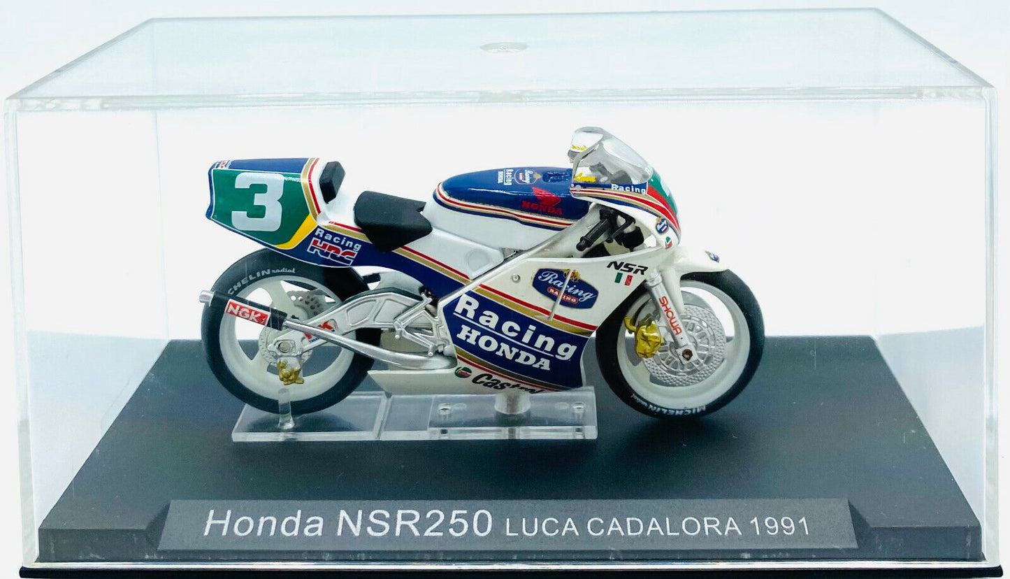 EBOND Modellino Honda NSR250 Luca Cadalora - 1991 - Die Cast - 1:24 - 0173