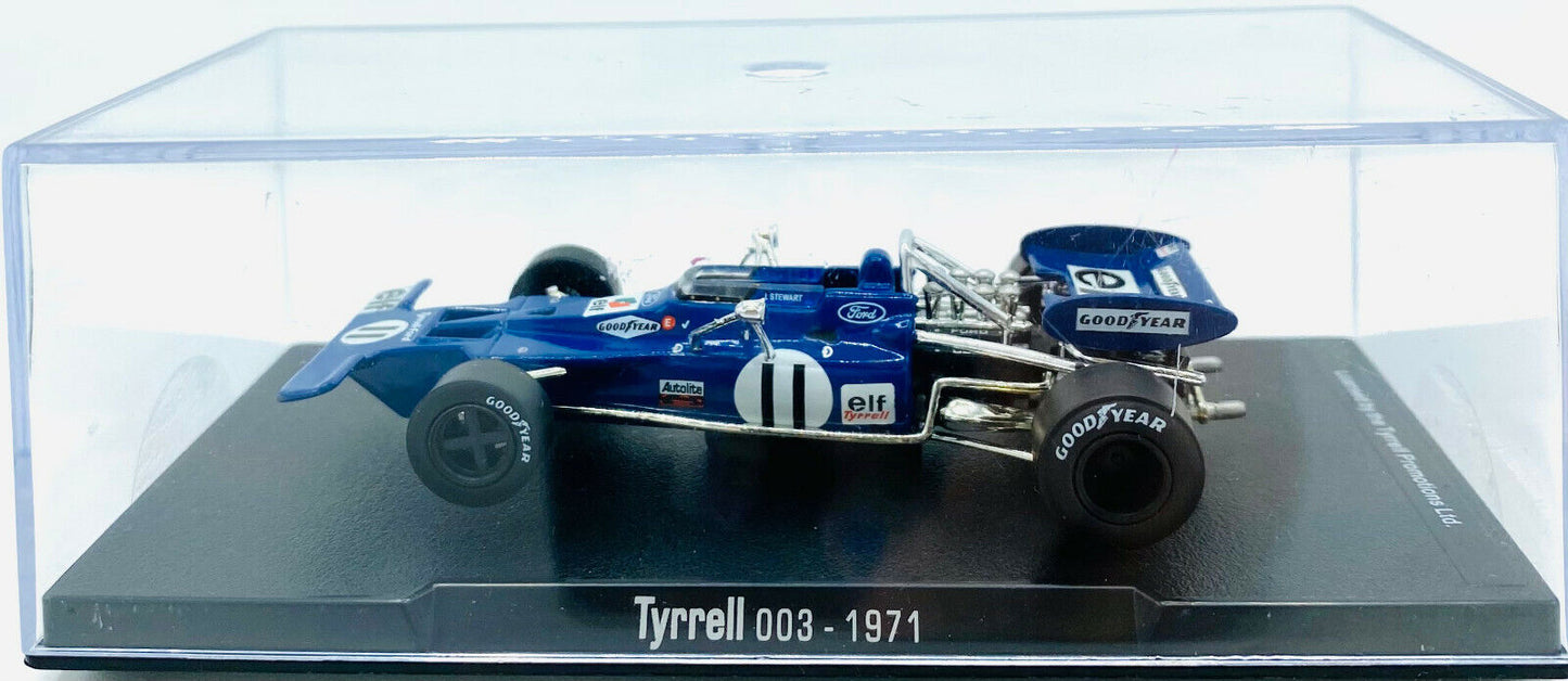 EBOND Modellino F1 Tyrrel 003 J.Stewart - 1971 - Die cast - 1:43 - 0192