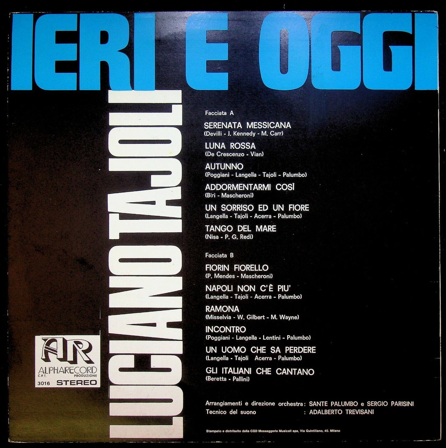 EBOND Luciano Tajoli Ieri E Oggi Vinile V063026