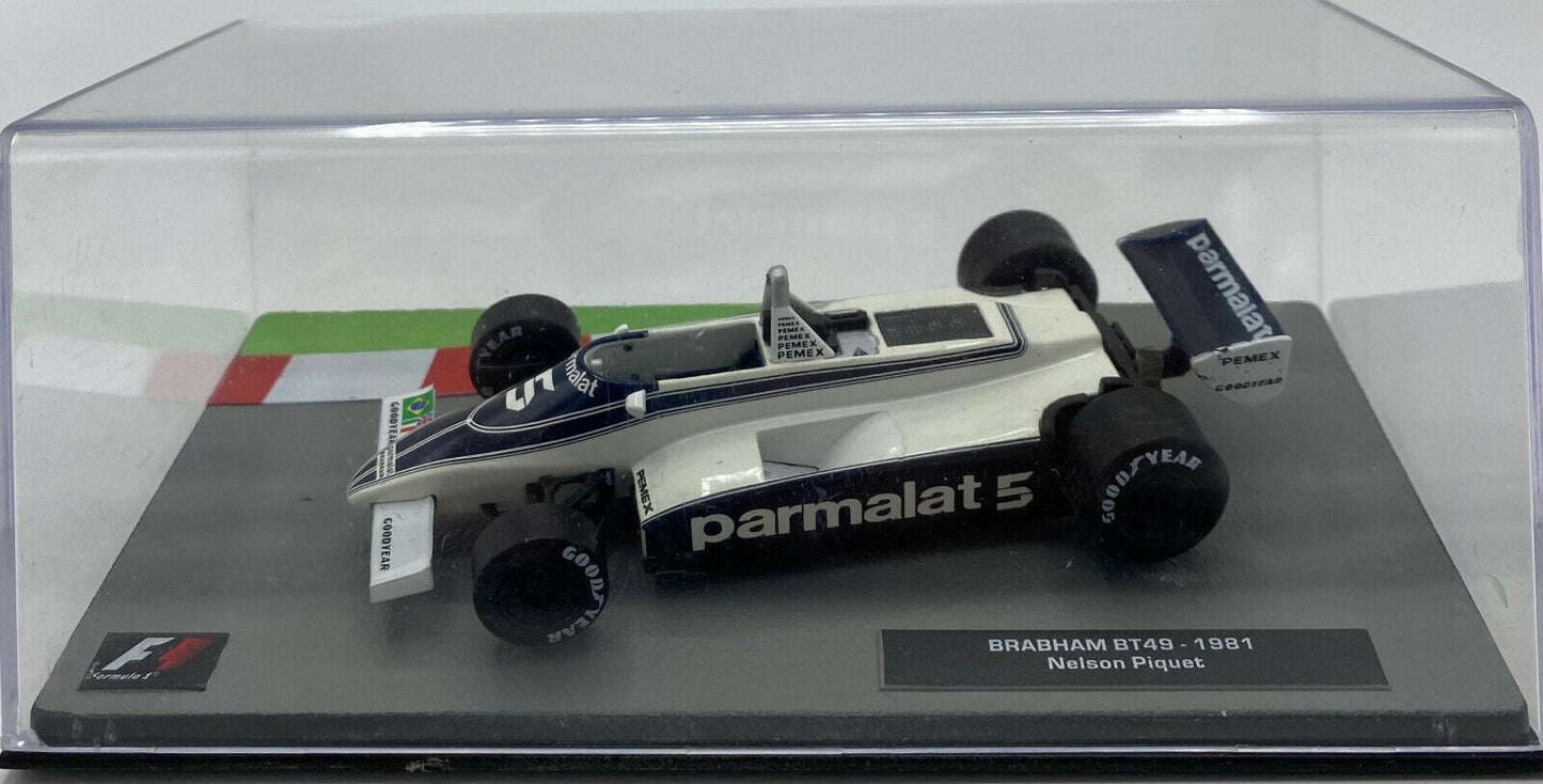 EBOND Modellino F1 Brabham BT49-1981-Nelson Piquet-1:43-0138.