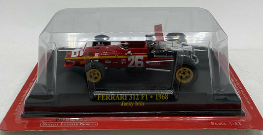 EBOND Modellino F1 Ferrari 312 F1 - 1968 - Jacky Ickx - Die Cast - 1:43 - 0164