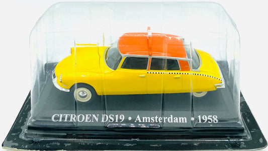 EBOND Modellino Taxi Citroen DS19 - Amsterdam - 1958 - DieCast - 1:43 - 0237