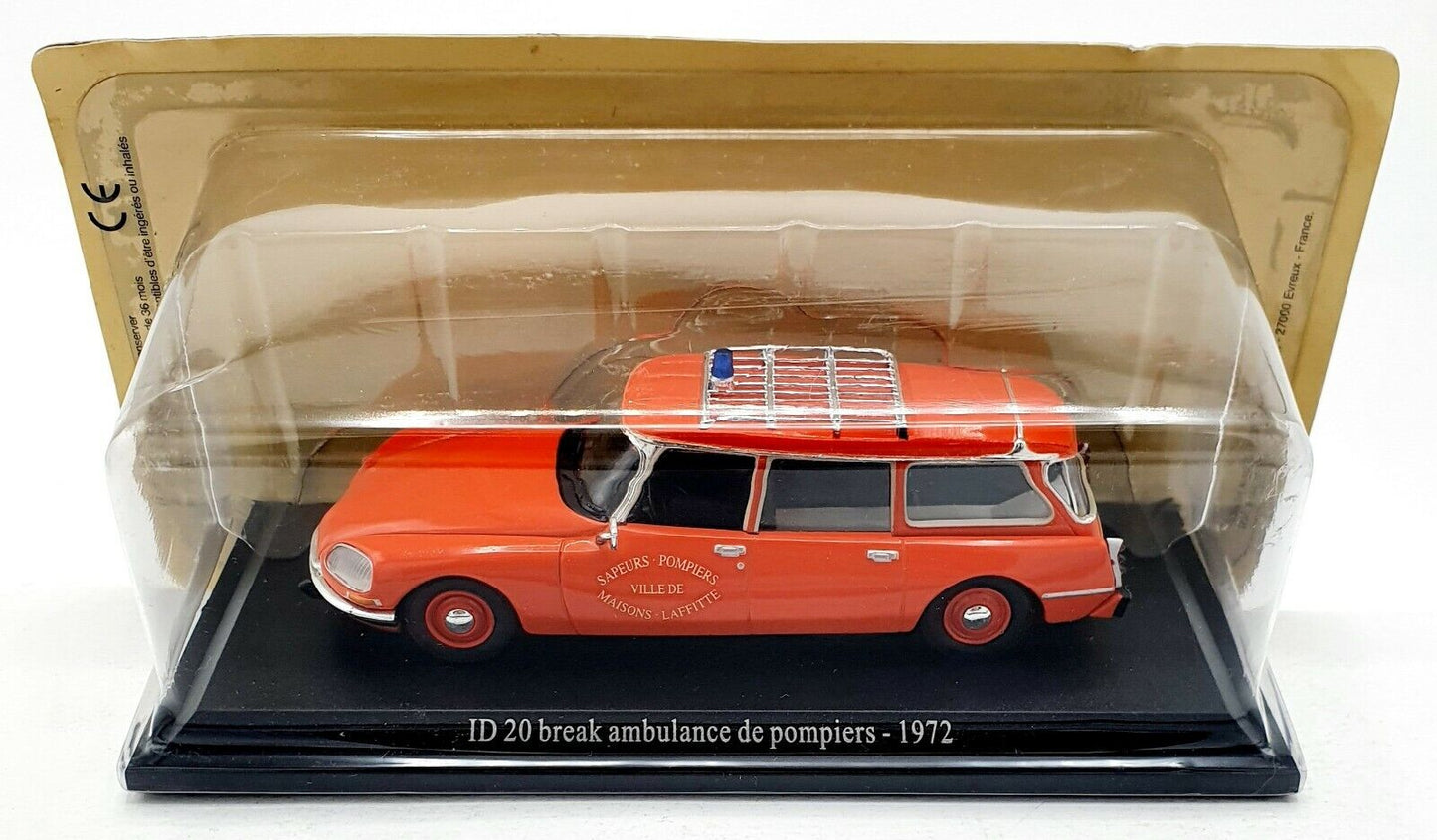 EBOND Modellino ID 20 Break ambulance de pompiers -1972- Die cast - 1:43 - 0113.