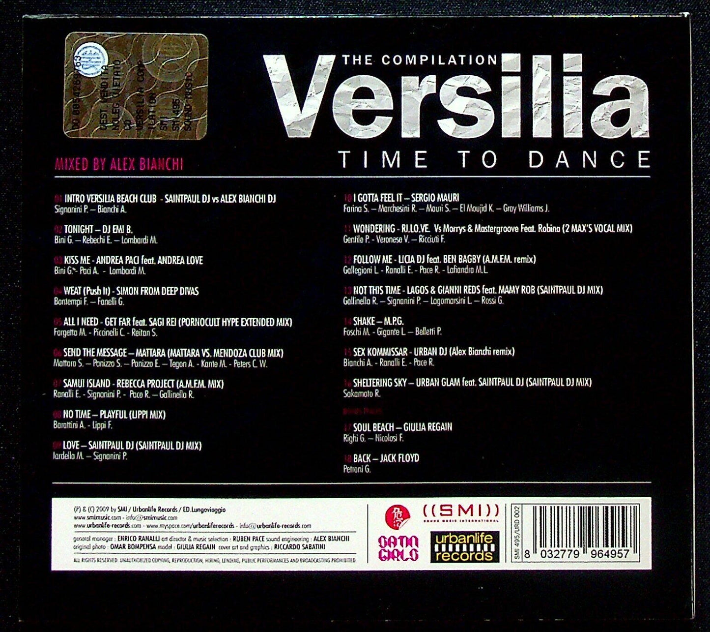 EBOND Various ‎- The Compilation Versilia Time To Dance CD CDS001007