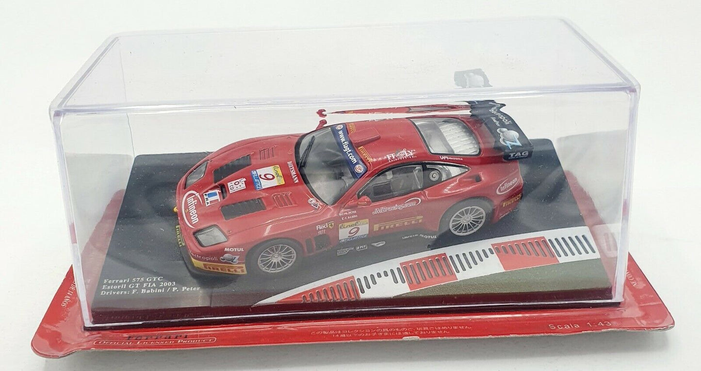 EBOND Ferrari 575 GTC Estoril GT Fia 2003 F.Babini - Die cast -1:43- 0073.