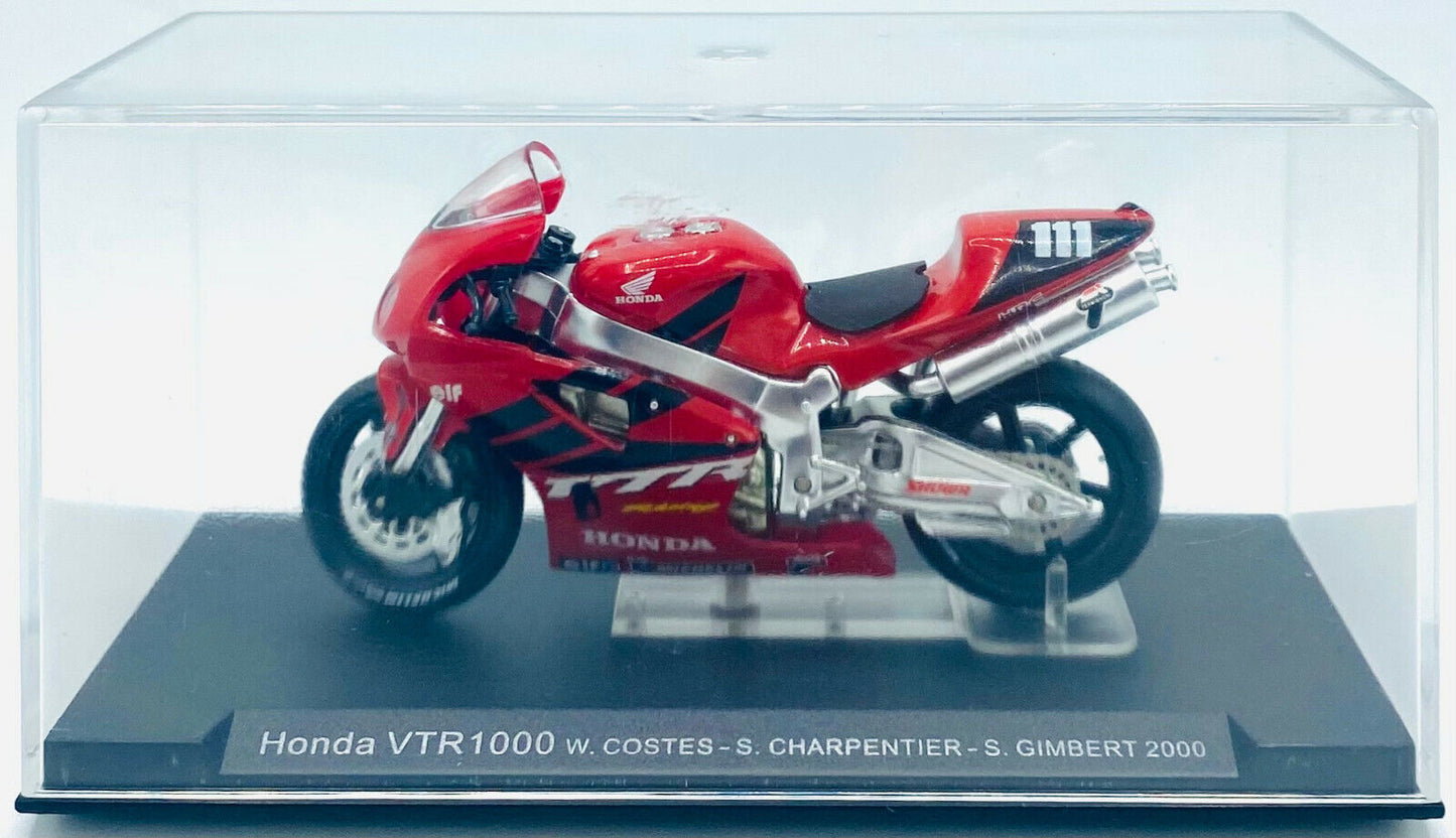 EBOND Modellino Honda VTR1000 W.costes S.charpentier S.Gimbert 2000 1:24 - 0219