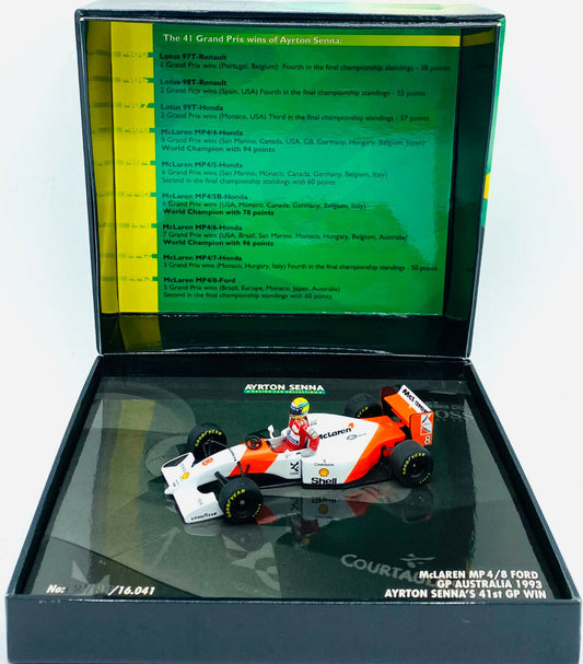 EBOND Ayrton Senna Collection N°12738/16.041 - McLaren MP4/8 Ford - 1:43 - 0272