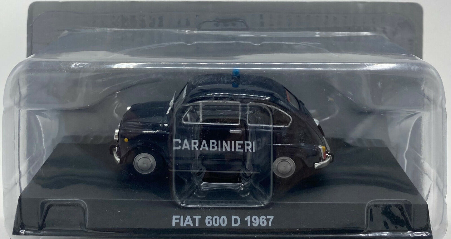 EBOND Modellino  Fiat 600 D Carabinieri - 1967 - Die Cast - 1:43 - 0093