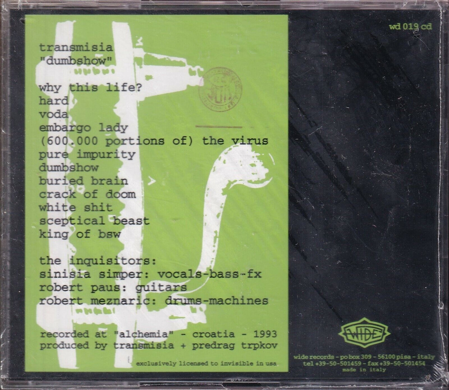 EBOND Transmisia - Dumbshow 5014 CD CDS001382