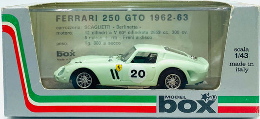 EBOND Modellino Ferrari 250 GTO 1962/63 - Cod. 8402 - Model Box - 1:43 - 0248