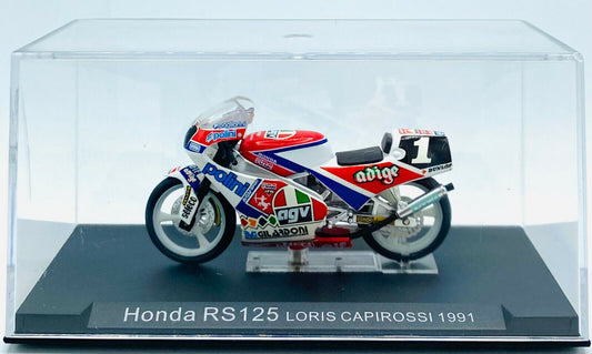 EBOND Modellino Honda RS125 - Loris Capirossi 1991 - Die Cast - 1:24 - 0219