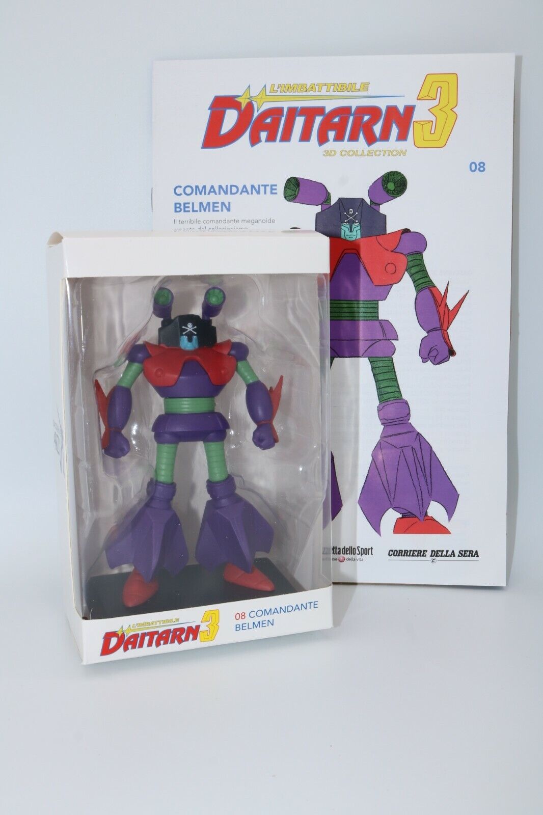 EBOND L'Imbattibile Daitarn 3 3D Collection 08 COMANDANTE BELMEN Figure