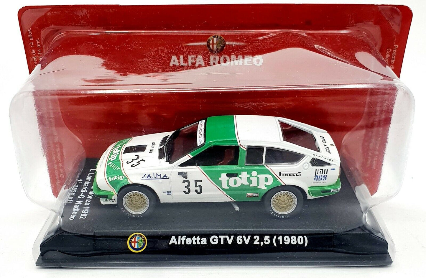 EBOND Modellino Alfa Romeo Alfetta GTV 6v 2,5 - 1980 - Die cast - 0127.