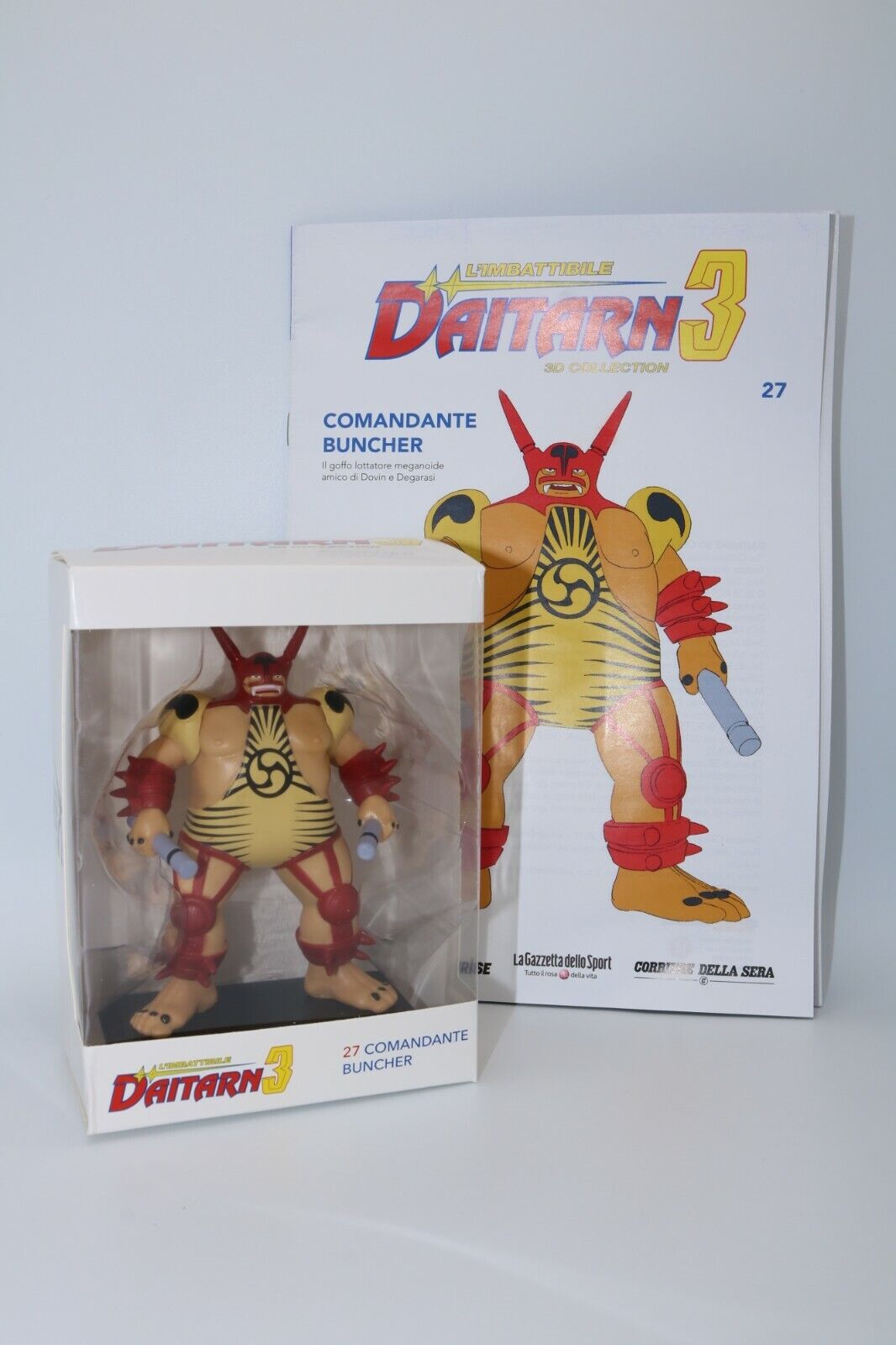 EBOND L'Imbattibile Daitarn 3 3D Collection 27 COMANDANTE BUNCHER Figure
