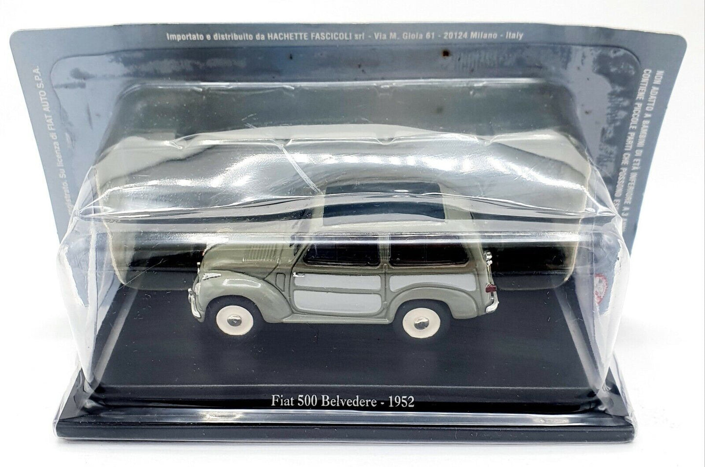 EBOND Modellino Fiat 500 Belvedere - 1952 - Die cast - 1:43 - 0088.