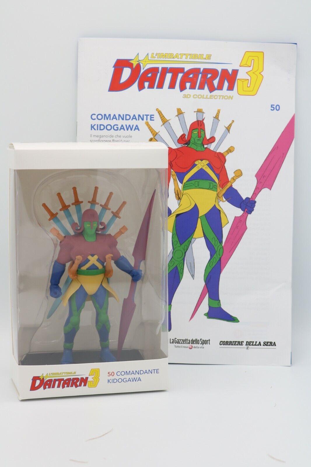 EBOND L'Imbattibile Daitarn 3 3D Collection 50 COMANDANTE KIDOGAWA Figure