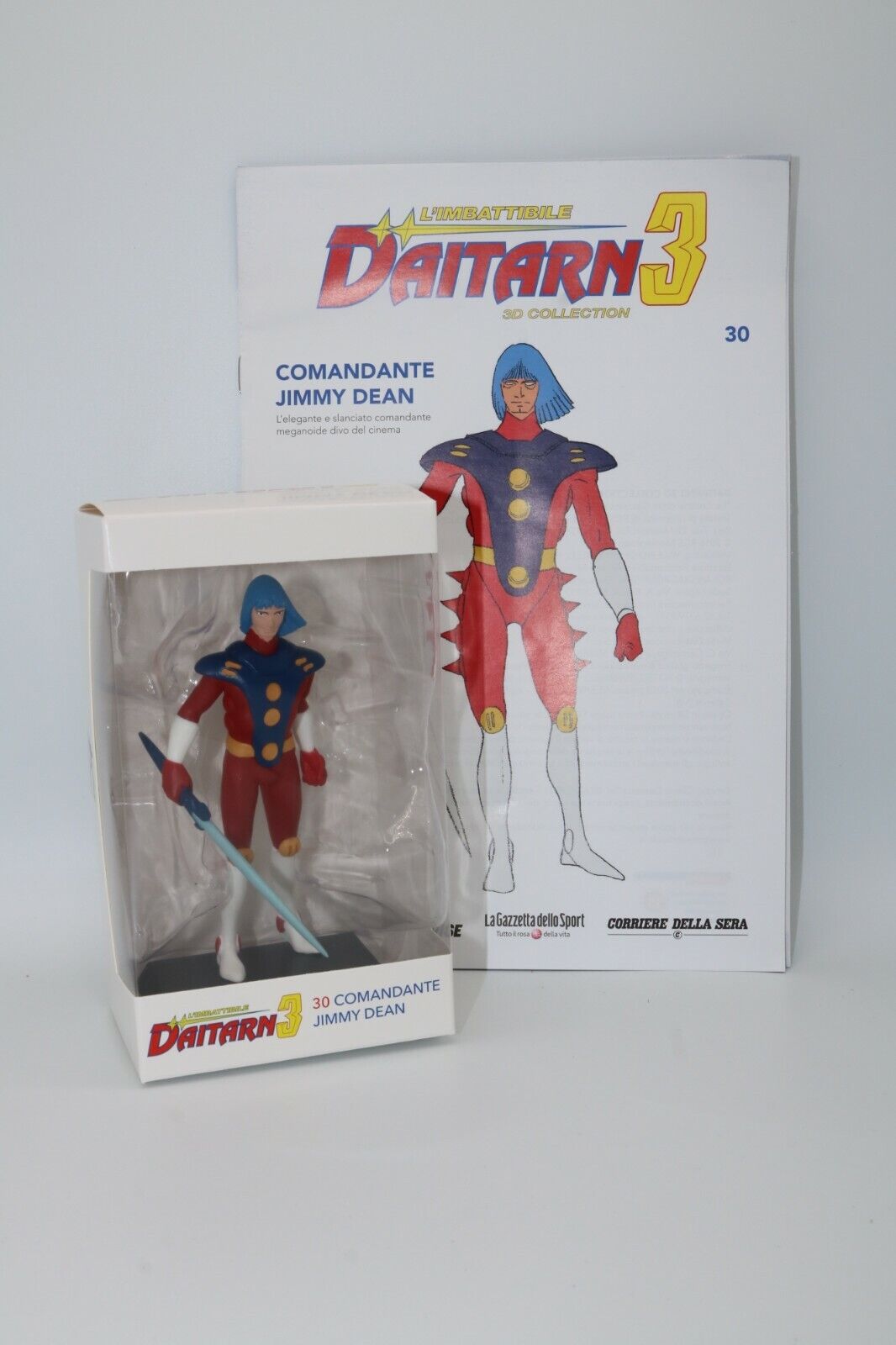 EBOND L'Imbattibile Daitarn 3 3D Collection 30 COMANDATE JIMMY DEAN Figure