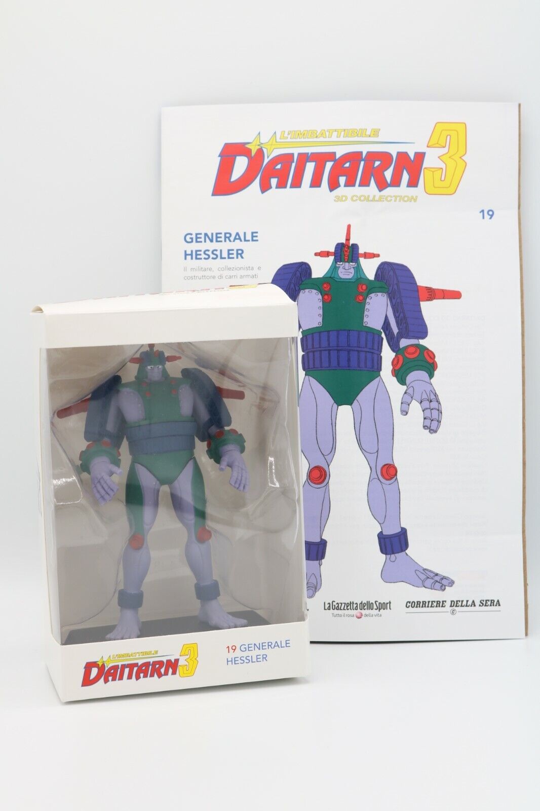 EBOND L'Imbattibile Daitarn 3 3D Collection 19 GENERALE HESSLER Figure