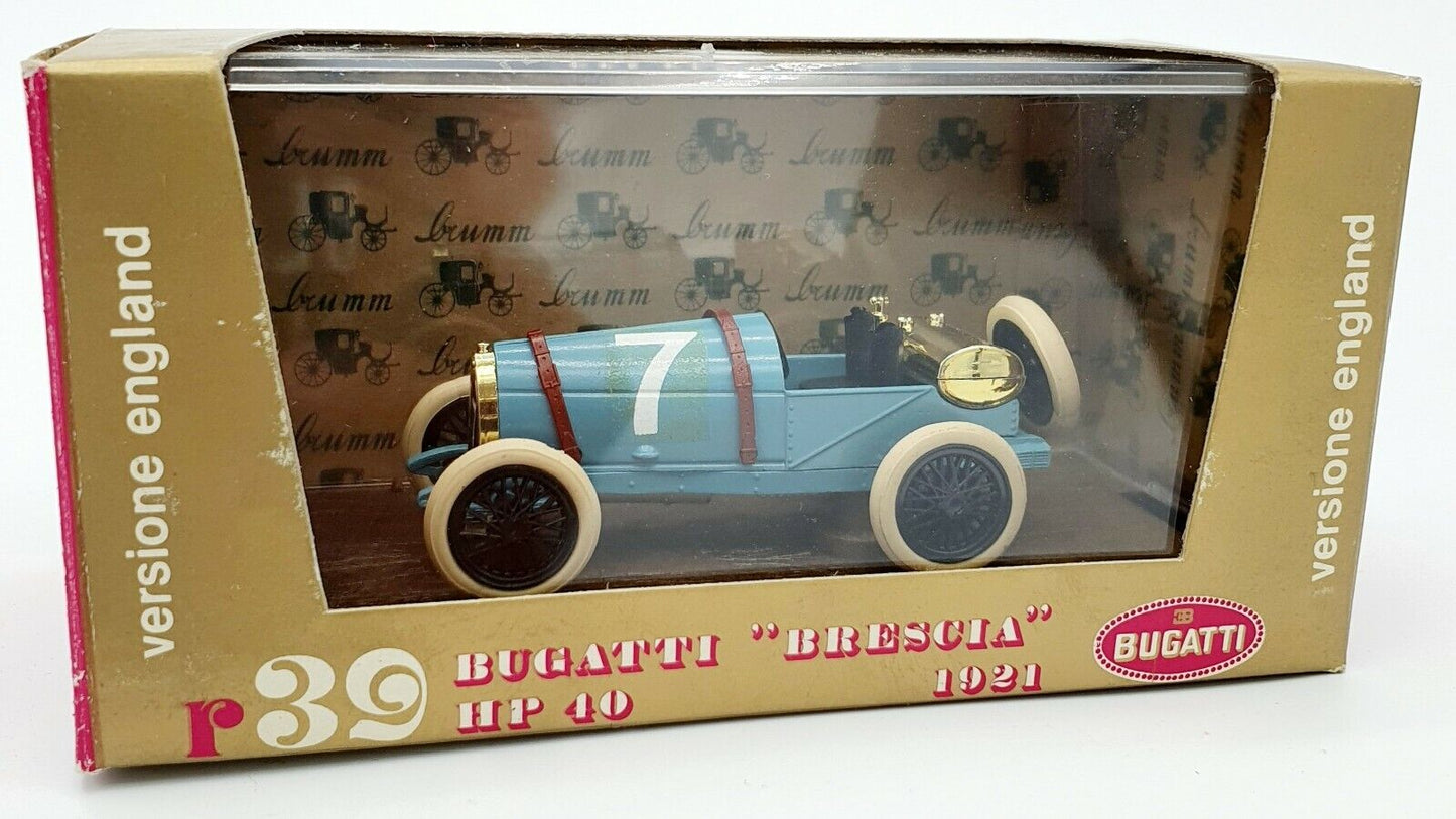 EBOND Modellino Bugatti ''Brescia'' HP 40 1921 Brumm R39 S030