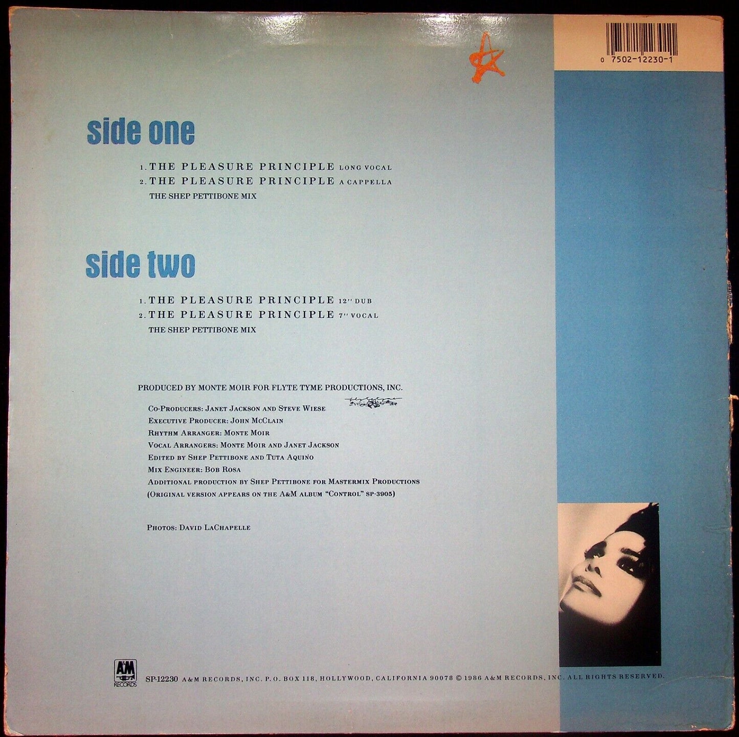 EBOND Janet Jackson ‎- The Pleasure Principle Vinile V059066